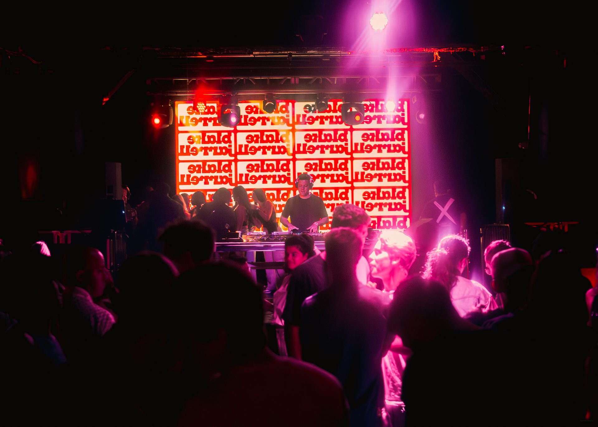 Blake Jarrell with crowd at Club Space Miami